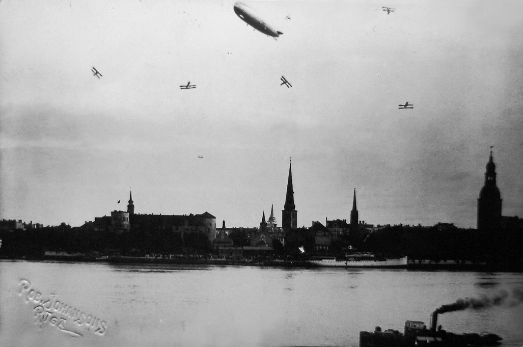 Údajný snímek z roku 1916. Foto: Lotyšská národní knihovna